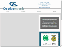 Tablet Screenshot of creativeaward.com